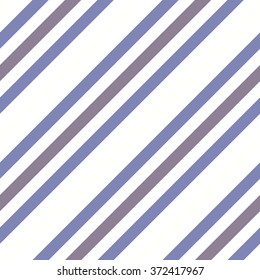 Seamless geometric pattern. Stripy texture for neck tie. Diagonal contrast strips on background. Blue, gray, white colors. Vector