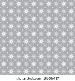 Seamless geometric pattern. Structure of stars and circles. Vector 