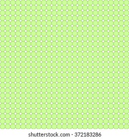 Seamless geometric pattern in the style of mosaic tiles, green grid on a light green background with white rhombus.