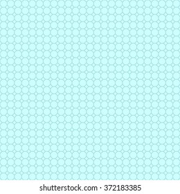 Seamless geometric pattern in the style of mosaic tiles, aquamarine grid on a light blue background.