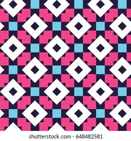 Seamless geometric pattern in geometric style. Vector.