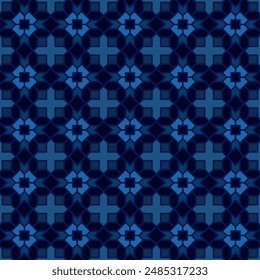Seamless geometric pattern. Suitable for various design purposes of textiles, tiles, wallpapers, backgrounds, etc.