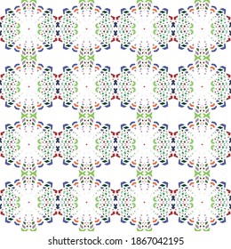 Seamless geometric pattern for textiles and design