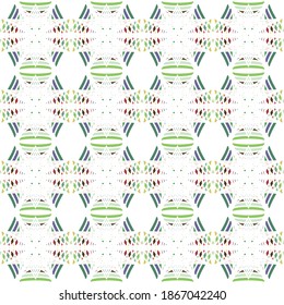 Seamless geometric pattern for textiles and design