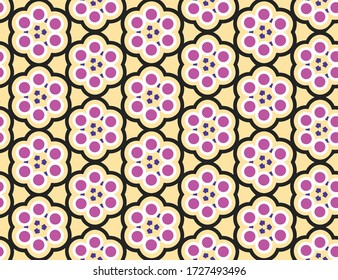 Seamless geometric pattern, texture or background vector.