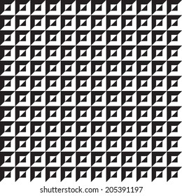 Seamless Geometric Pattern Texture Background Wallpaper. Black and White.