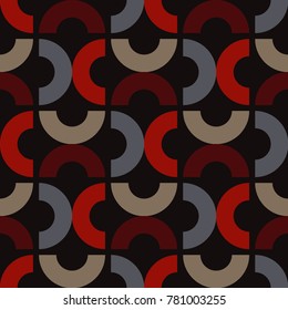 Seamless geometric pattern. The texture of the circles. Textile rapport.