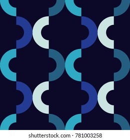 Seamless geometric pattern. The texture of the circles. Textile rapport.