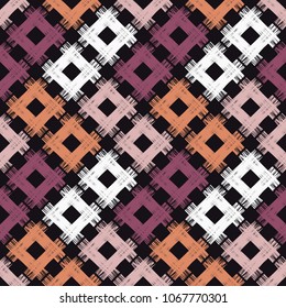 Seamless geometric pattern. Texture patchwork. Scribble texture. Textile rapport.