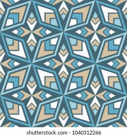 Seamless geometric pattern. The texture of rhombus. Embroidery on fabric. Scribble texture. Textile rapport.