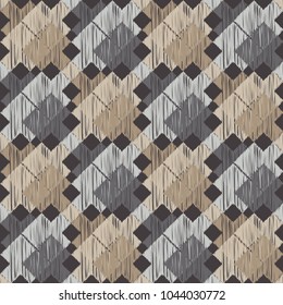 Seamless geometric pattern. Texture of squares. Scribble texture. Textile rapport.
