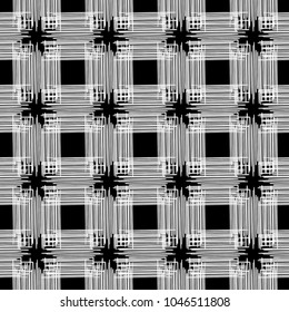 Seamless geometric pattern. The texture of the strips. Scribble texture. Textile rapport.