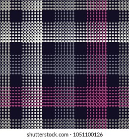 Seamless geometric pattern. The texture of the strips at points. Scribble texture. Textile rapport.