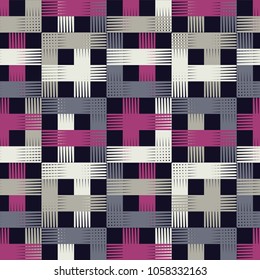 Seamless geometric pattern. The texture of the strips. Scribble texture. Textile rapport.