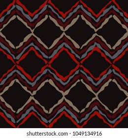 Seamless geometric pattern. Texture of swirling stripes. Scribble texture. Textile rapport.