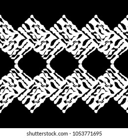 Seamless geometric pattern. Texture of swirling stripes. Textile rapport.