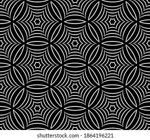 Seamless geometric pattern and texture. Vector art.