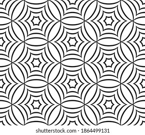 Seamless geometric pattern and texture. Vector art.