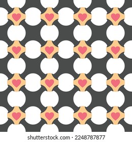 Seamless geometric pattern texture vector background.