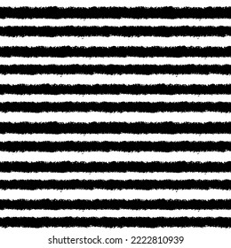 nahtloses geometrisches Muster strukturierter schwarz-weißer Streifen, Vektorgrafik