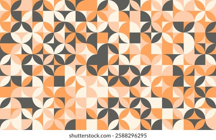 Seamless geometric pattern with textured shapes. Ideal for modern textile designs, poster covers, or abstract backgrounds. A perfect creative vector for minimalistic projects.