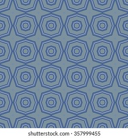 Seamless geometric pattern of tiny colored dots, illumination, optical illusion