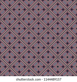 Seamless geometric pattern. Traditional African ethnic style.