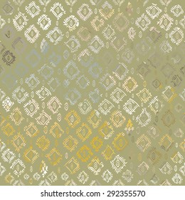 Seamless geometric pattern. Traditional Balinese textiles. Color. 