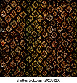 Seamless geometric pattern. Traditional Balinese ornament. ?olor