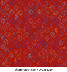 Seamless geometric pattern. Traditional Balinese ornament. ?olor