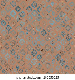 Seamless geometric pattern. Traditional Balinese ornament. ?olor