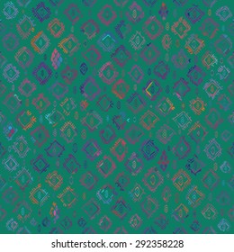 Seamless geometric pattern. Traditional Balinese ornament. ?olor