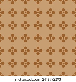 seamless geometric pattern traditional motives ethnic beige background with ornamental decorative elements for background textures fabric surface design packaging vector illustration