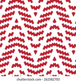Seamless geometric pattern. Traditional style woolen jacquard ornamental texture.