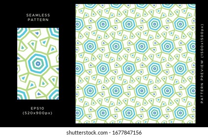 Seamless geometric pattern. Trendy textile, fabric, wrapping. Modern stylish abstract texture. Vector illustration.