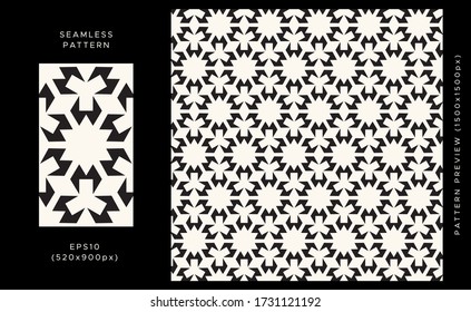 Seamless geometric pattern. Trendy textile, fabric, wrapping. Modern stylish abstract texture. Vector illustration.
