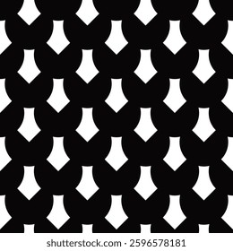 seamless geometric pattern Triangle, square, flower, geometric, circle, shape, fabric pattern, wallpaper, fabric, pattern, black and white