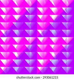 Seamless geometric pattern of triangle and squares