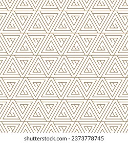 Seamless geometric pattern with triangle style