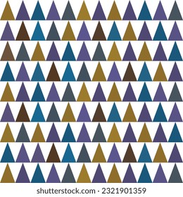 Seamless geometric pattern with triangles