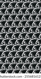 Seamless geometric pattern with triangles