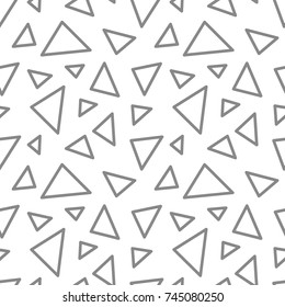 seamless geometric pattern of triangles