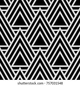 seamless geometric pattern of triangles