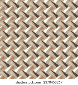 Seamless geometric pattern. Triangles. Color print.