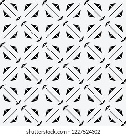 seamless geometric pattern of triangles and lines