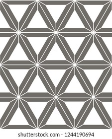 Seamless geometric pattern with triangles. Vector art.
