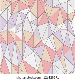 Seamless geometric pattern with triangular grid