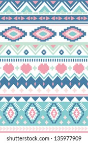 Seamless geometric pattern ,tribe  style background