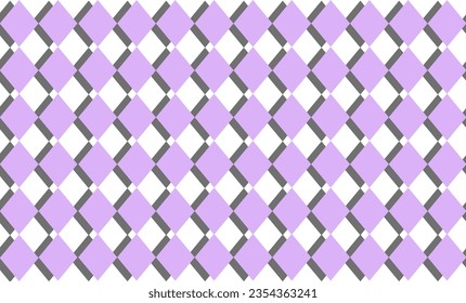 seamless geometric pattern with two tone purple diamond checkerboard repeat pattern, replete image, design for fabric printing