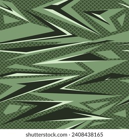 Nahtloses geometrisches Muster. Urban Camo. Vinyl und Decal drucken. Vektorgrafik